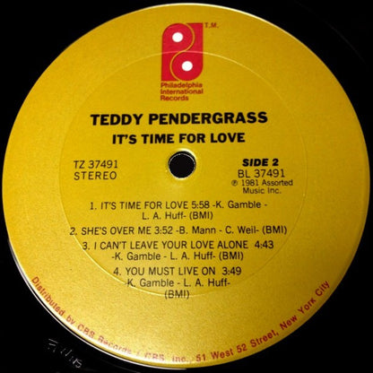 Teddy Pendergrass - It's Time For Love - LP 4
