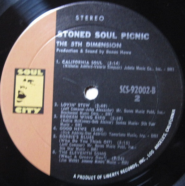 The 5th Dimension - Stoned Soul Picnic - LP 4