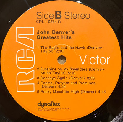 John Denver - John Denver's Greatest Hits - LP 4