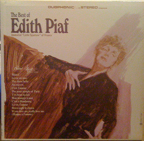 Edith Piaf - The Best Of Edith Piaf - VINTAGE vinyl record for sale