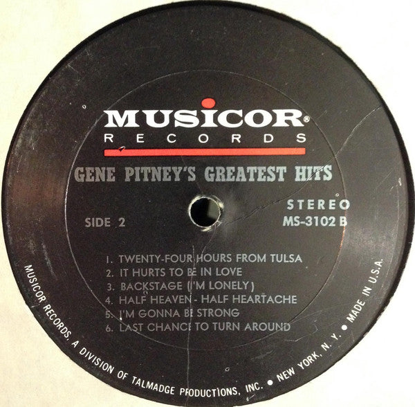 Gene Pitney - Greatest Hits Of All Time - LP 4