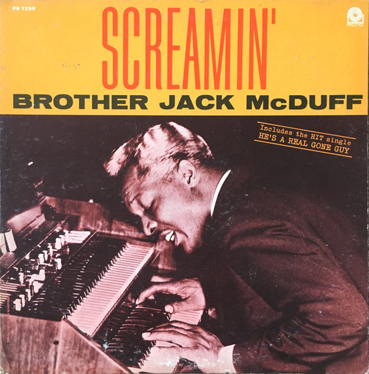 Brother Jack McDuff - Screamin' - VINTAGE vinyl record for sale