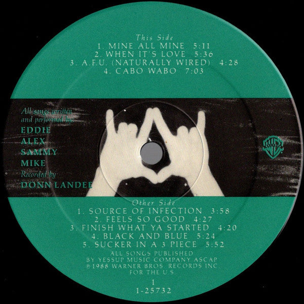 Van Halen - OU812 - LP 3