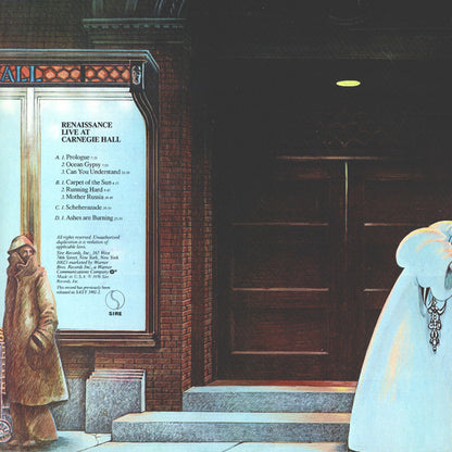 Renaissance - Live At Carnegie Hall - LP 3