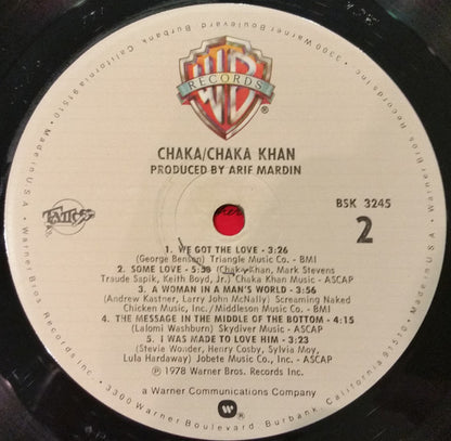 Chaka Khan - Chaka - LP 4