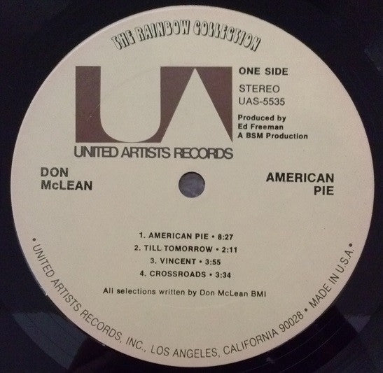 Don McLean - American Pie - LP 3
