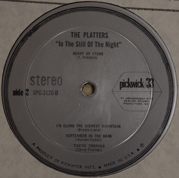 The Platters - In The Still Of The Night - LP 4