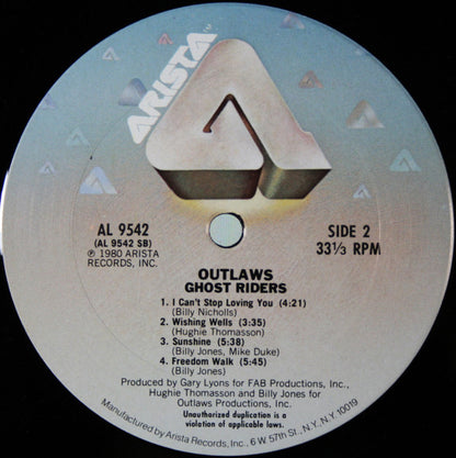 Outlaws - Ghost Riders - Vinyl, LP, Album 4