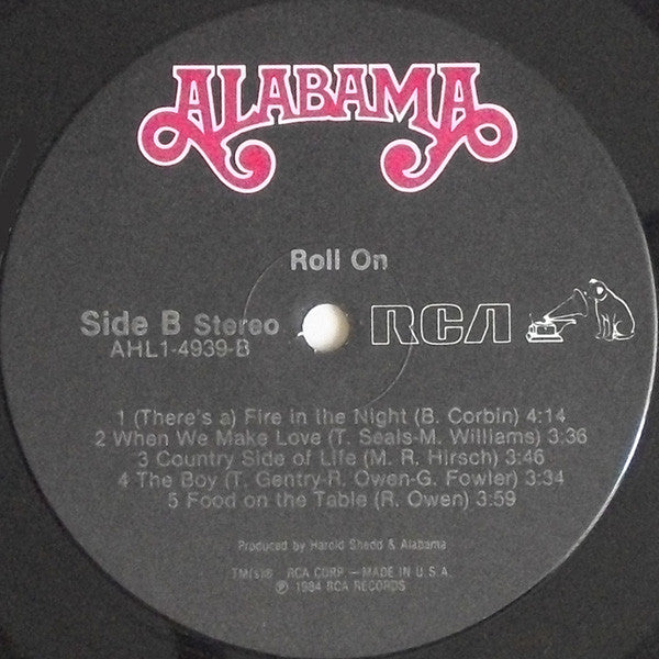 Alabama - Roll On - LP 4