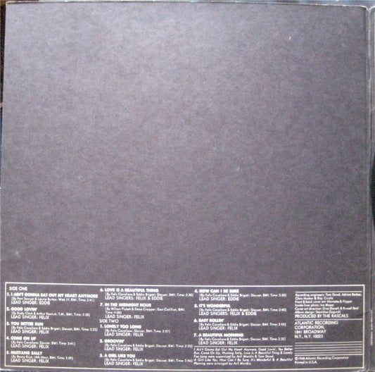 The Rascals - Time Peace: The Rascals' Greatest Hits - LP 2