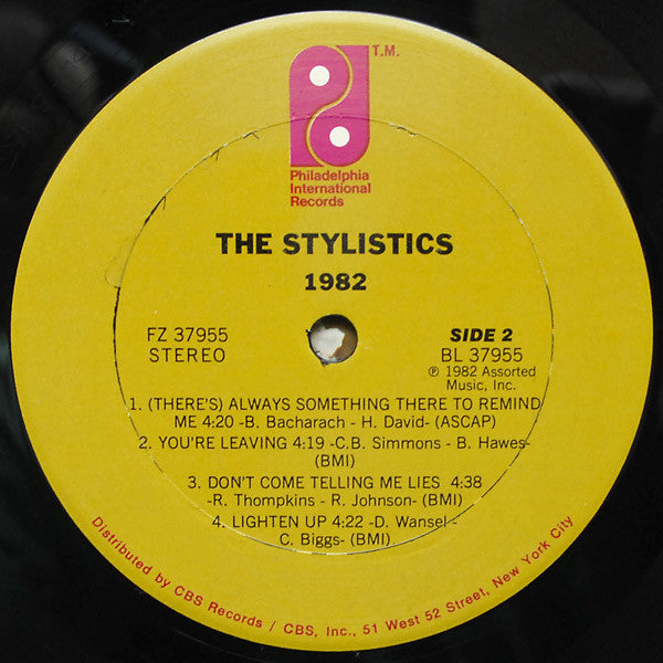 The Stylistics - 1982 - LP 4