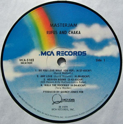Rufus & Chaka - Masterjam - LP 4