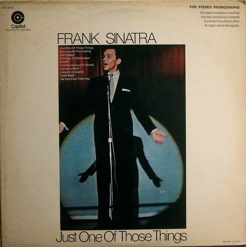 Frank Sinatra - Just One Of Those Things - VINTAGE vinyl record for sale