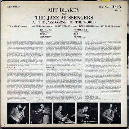 Art Blakey & The Jazz Messengers - At The Jazz Corner Of The World Vol. 2 - LP 2