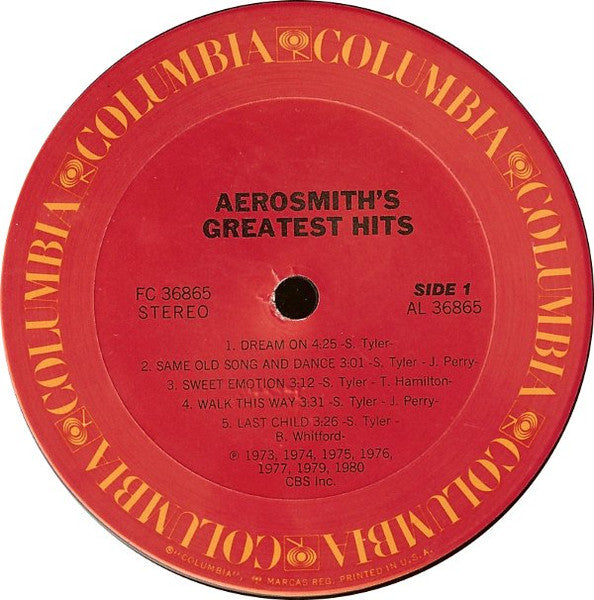 Aerosmith - Aerosmith's Greatest Hits - LP 3