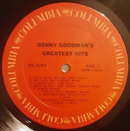 Benny Goodman - Benny Goodman's Greatest Hits - LP 3
