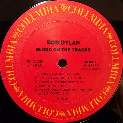 Bob Dylan - Blood On The Tracks - LP 3