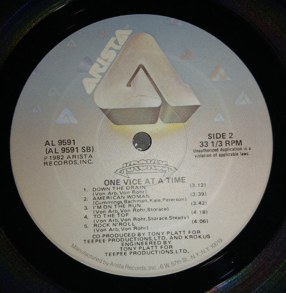 Krokus - One Vice At A Time - LP 4