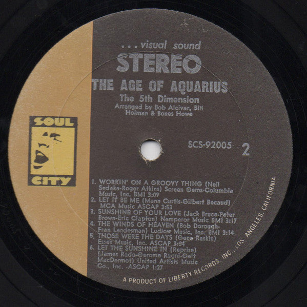 The 5th Dimension - The Age Of Aquarius - LP 5