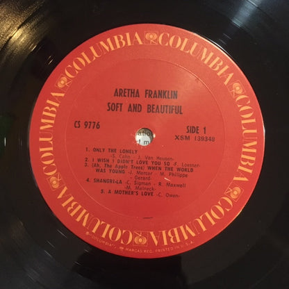 Aretha Franklin - Soft And Beautiful - LP 3
