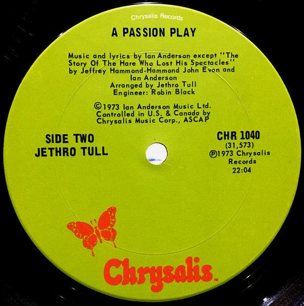 Jethro Tull - A Passion Play - LP 5