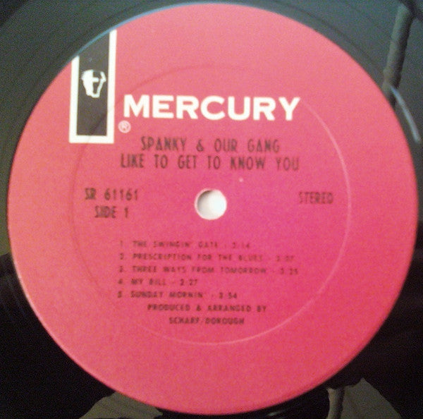 Spanky & Our Gang - Like To Get To Know You - Vinyl, LP, Album 3