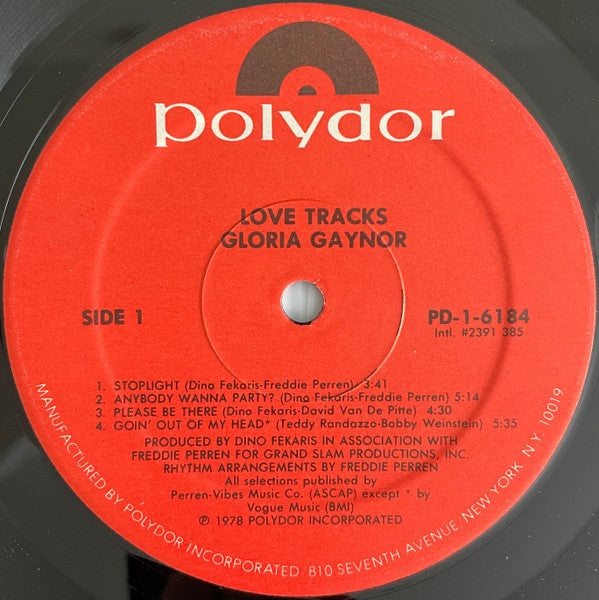 Gloria Gaynor - Love Tracks - LP 3
