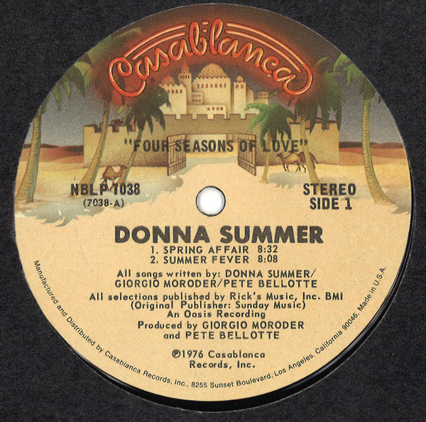 Donna Summer - Four Seasons Of Love - LP 3