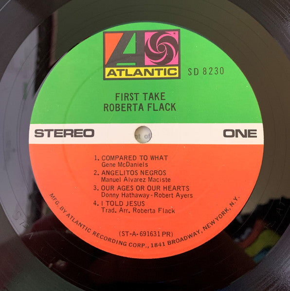 Roberta Flack - First Take - Vinyl, LP, Album, Club Edition, Stereo 4