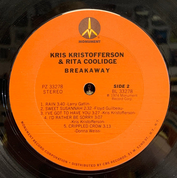 Kris & Rita - Breakaway - LP 4