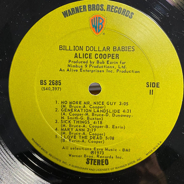 Alice Cooper - Billion Dollar Babies - LP 4