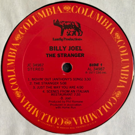 Billy Joel - The Stranger - LP 3