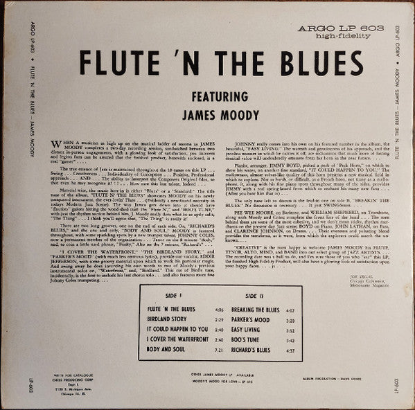 James Moody - Flute 'N The Blues - LP 2