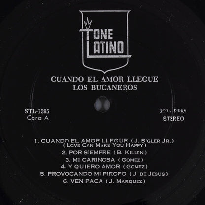Los Bucaneros - Cuande El Amor Llegue - LP 3