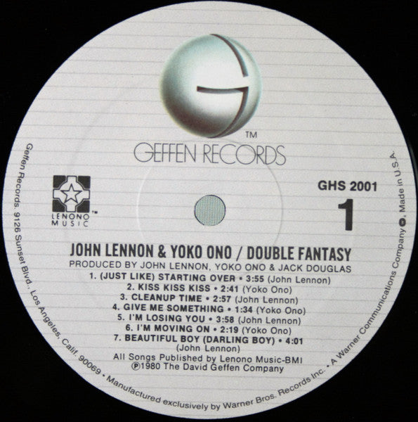 John Lennon & Yoko Ono - Double Fantasy - LP 3