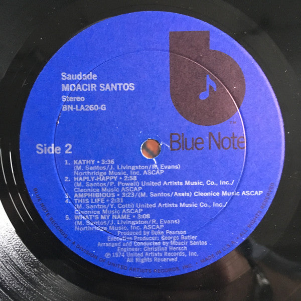 Moacir Santos - Saudade - LP 4