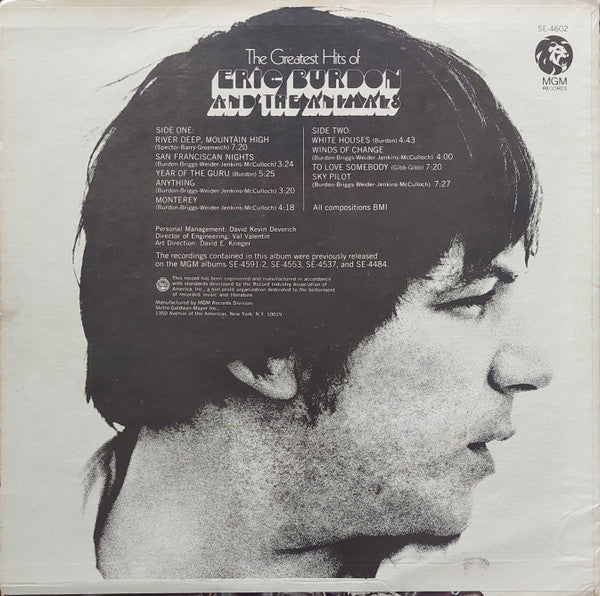 Eric Burdon And The Animals - The Greatest Hits Of Eric Burdon And The Animals - LP 2