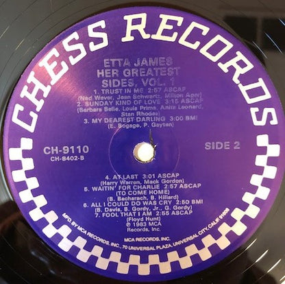 Etta James - Her Greatest Sides Vol. 1 - LP 4
