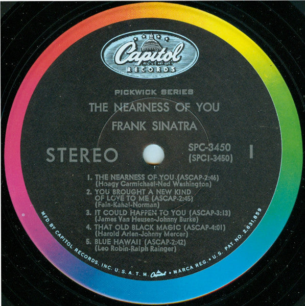 Frank Sinatra - The Nearness Of You - LP 3
