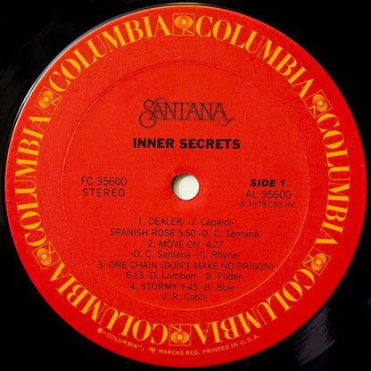 Santana - Inner Secrets - LP 3