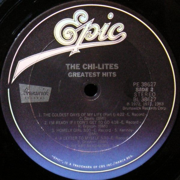 The Chi-Lites - Greatest Hits - LP 4