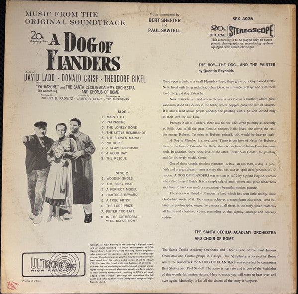 Paul Sawtell, Bert Shefter - A Dog Of Flanders - LP 2