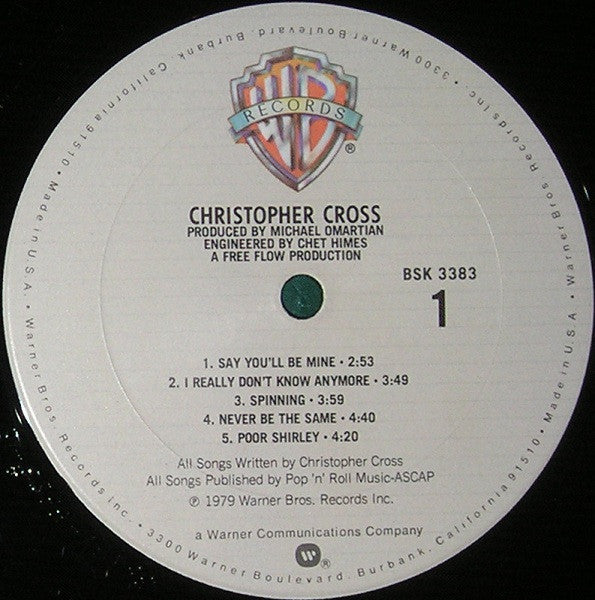 Christopher Cross - Christopher Cross - LP 4