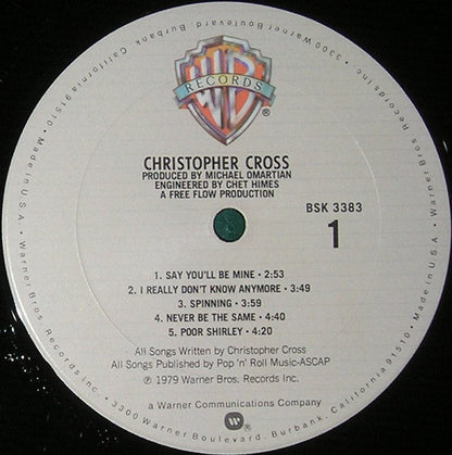 Christopher Cross - Christopher Cross - LP 4
