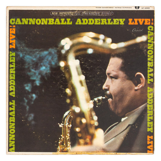 Cannonball Adderley - Live! - VINTAGE vinyl record for sale