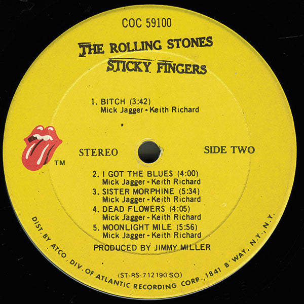 The Rolling Stones - Sticky Fingers - LP 4