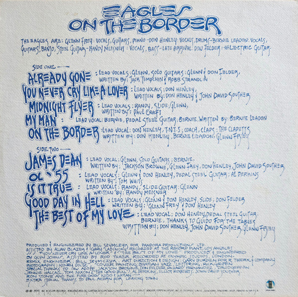 Eagles - On The Border - LP 2