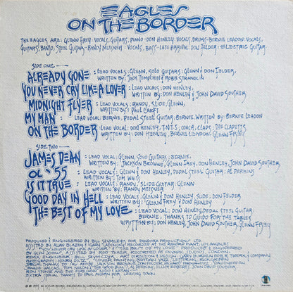 Eagles - On The Border - LP 2