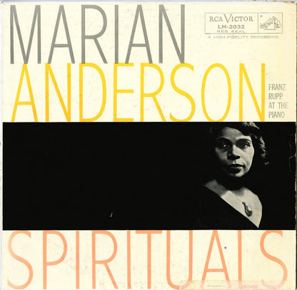 Marian Anderson With Franz Rupp - Spirituals - LP