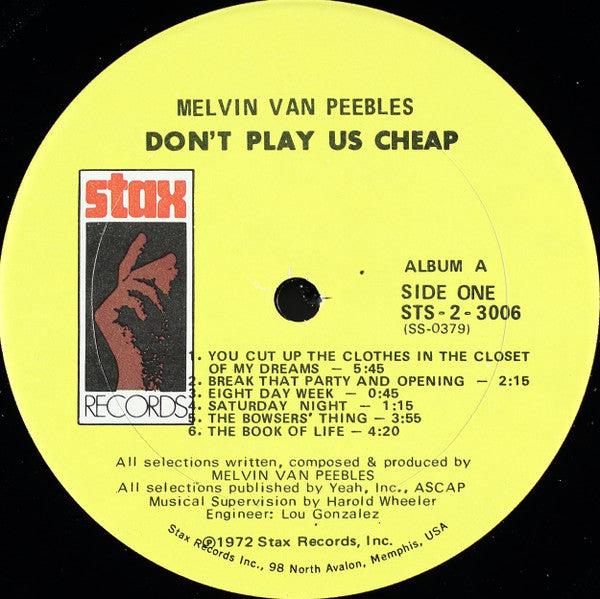 Melvin Van Peebles - Don't Play Us Cheap (Original Cast & Soundtrack Album) - LP 4